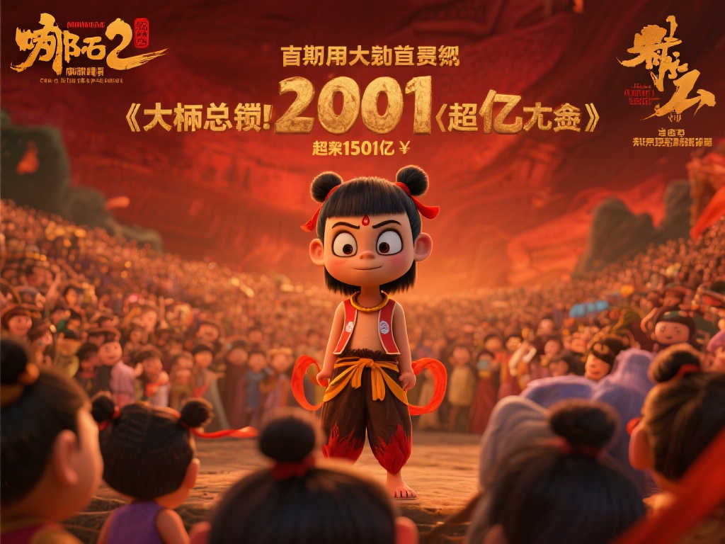《哪吒》系列内地票房突破200亿大关，《哪吒2》狂揽近150亿！